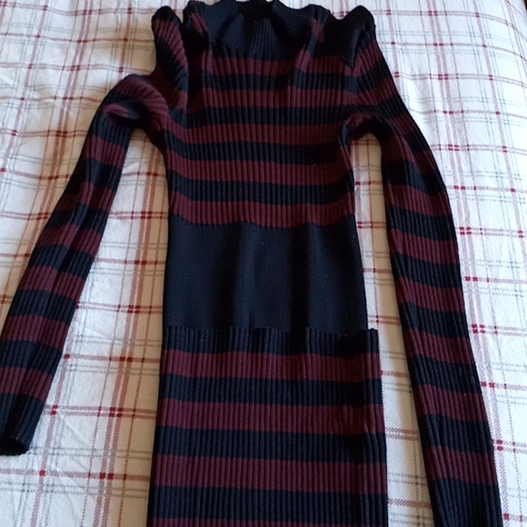 Gabriel Union stripe dress. - Picture 2 of 9